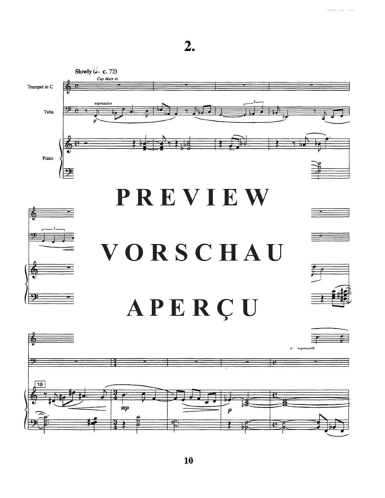 Produktgalerie: Seite 14 von 21 Sonata , , (Trompete in Bb/C, Tuba + Klavier)