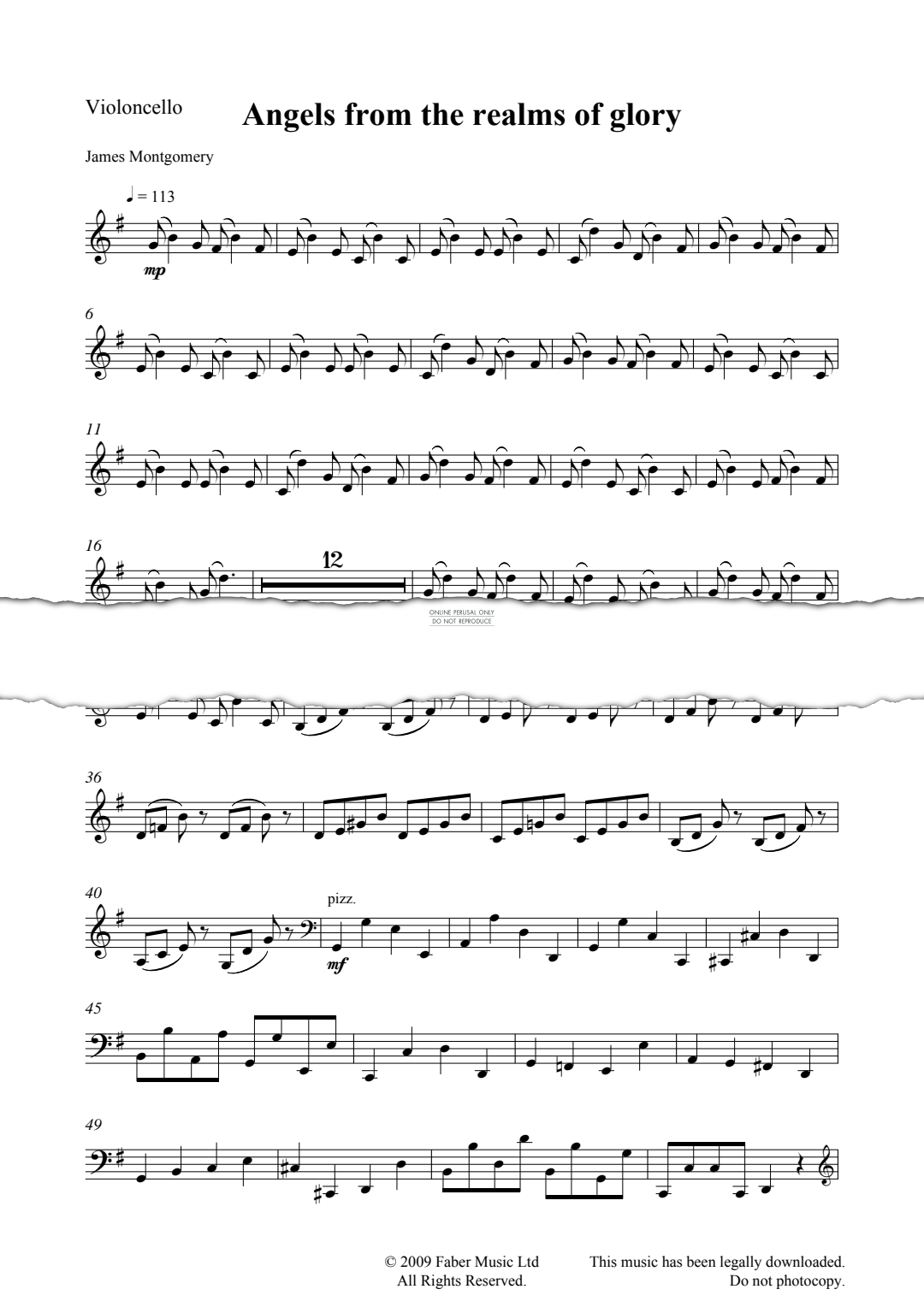 Produktgalerie: Seite 1 von 1 Angels From The Realms Of Glory, Howard Goodall, Violoncello