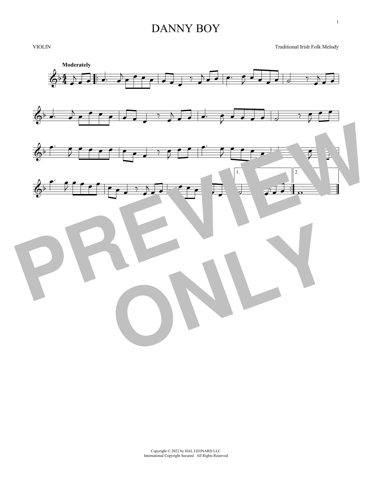 Product gallery: Page 1 of 1 Danny Boy, Frederick Edward Weatherly