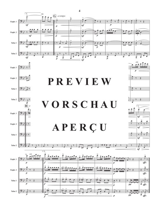 Product gallery: Page 6 of 18 Al Fresco , , (Tuba Quartett EETT)