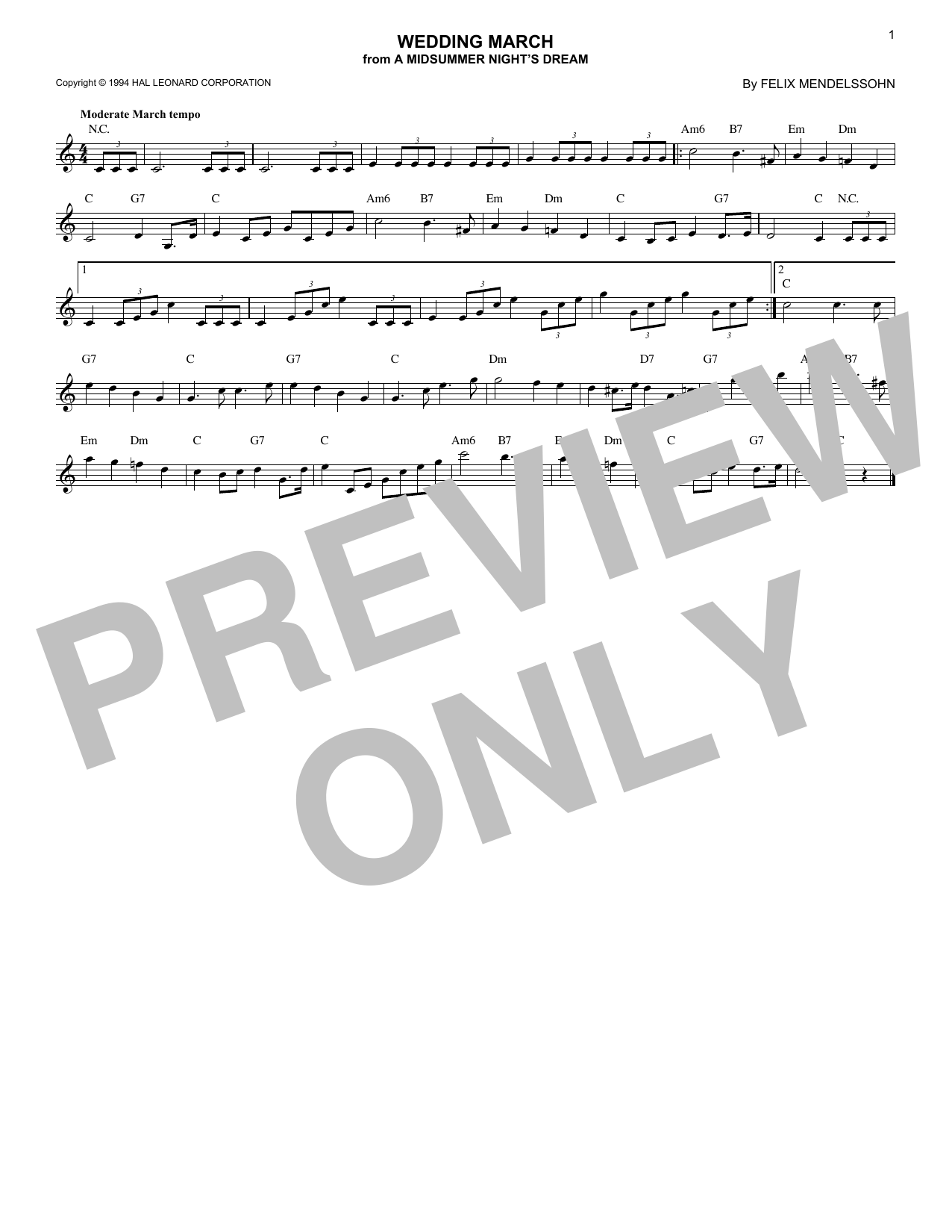 Produktbild zu: Wedding March