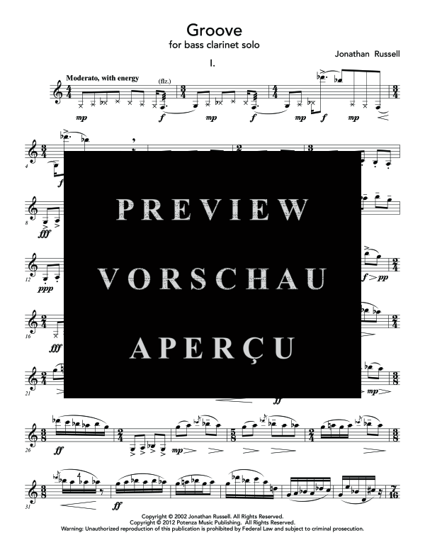gallery: Groove, , (Bass clarinet solo)