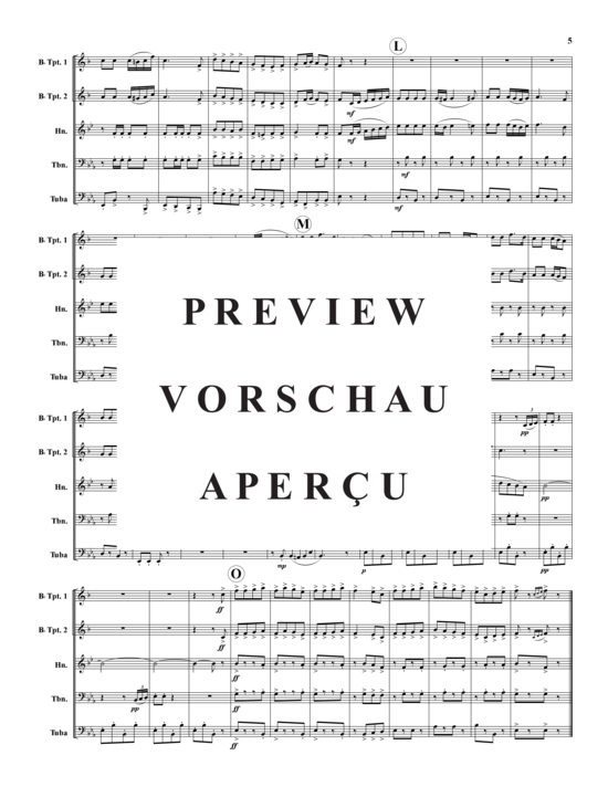 Produktgalerie: Seite 6 von 16 American Patrol Marsch , , (Blechbläserquintett)