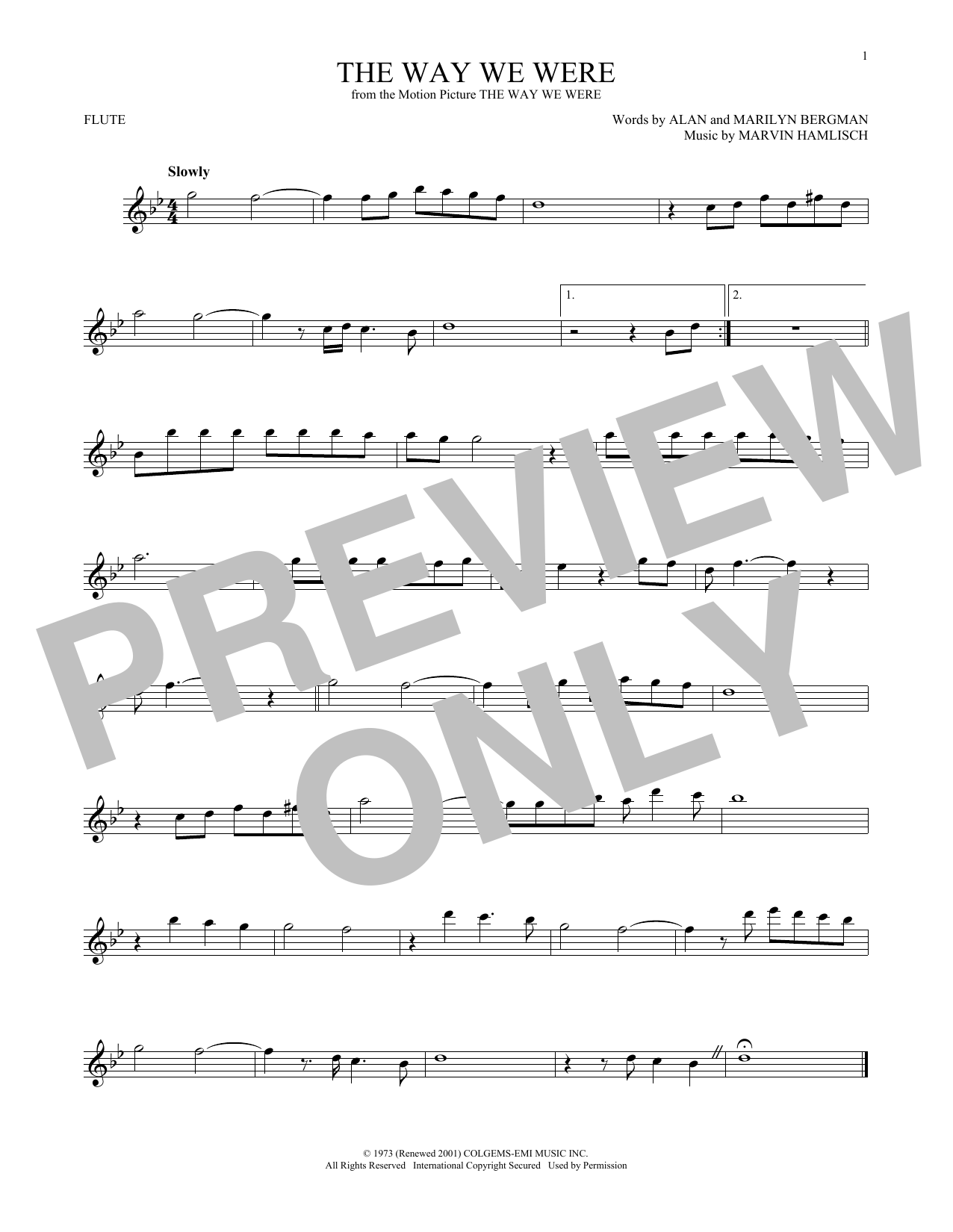 Product gallery: Page 1 of 1 The Way We Were, Barbra Streisand