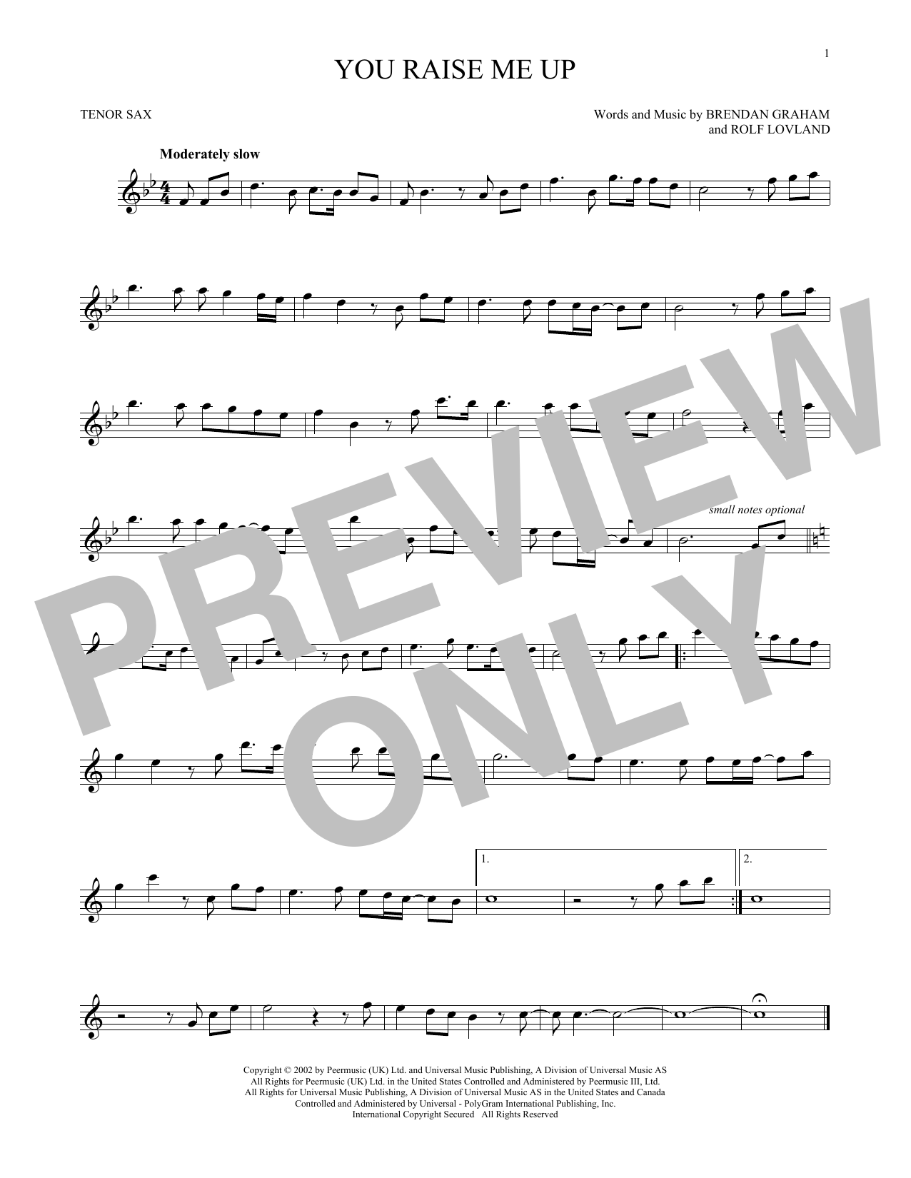 Product gallery: Page 1 of 1 You Raise Me Up, Josh Groban