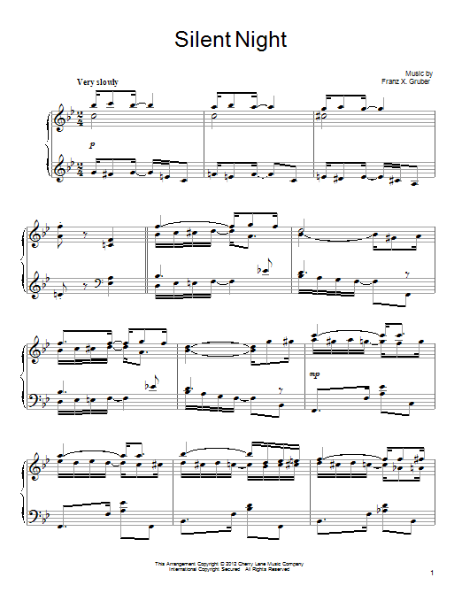 Product gallery: Page 1 of 1 Silent Night [Ragtime version], Franz X. Gruber
