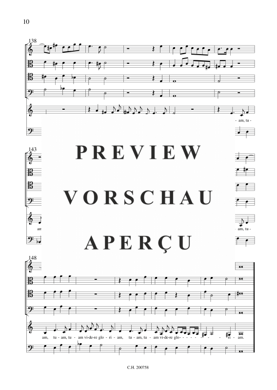 gallery: Jesu dulcis memoria, , (Gemischtes Ensemble Alt, 4 Violen und BC)