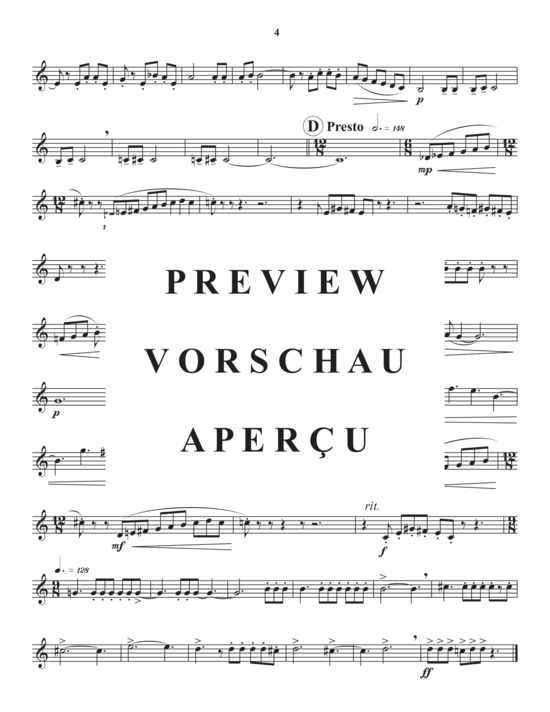 Produktgalerie: Seite 20 von 21 Three Sketches , , (Blechbläser Quartett)