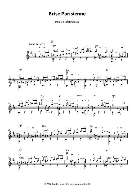 Produktgalerie: Seite 1 von 7 Brise Parisienne, , Klassische Gitarre