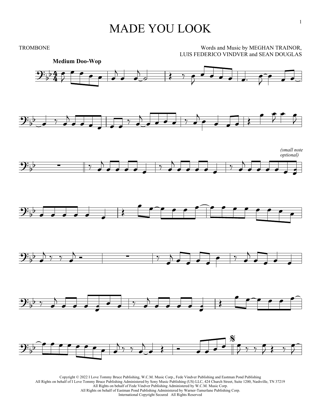 Product gallery: Page 1 of 1 Made You Look, Meghan Trainor