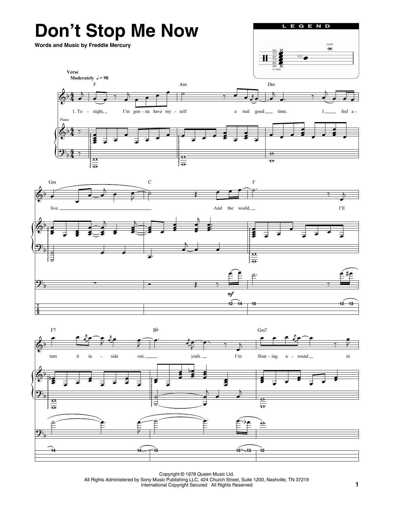 Produktgalerie: Seite 1 von 1 Don't Stop Me Now, Queen