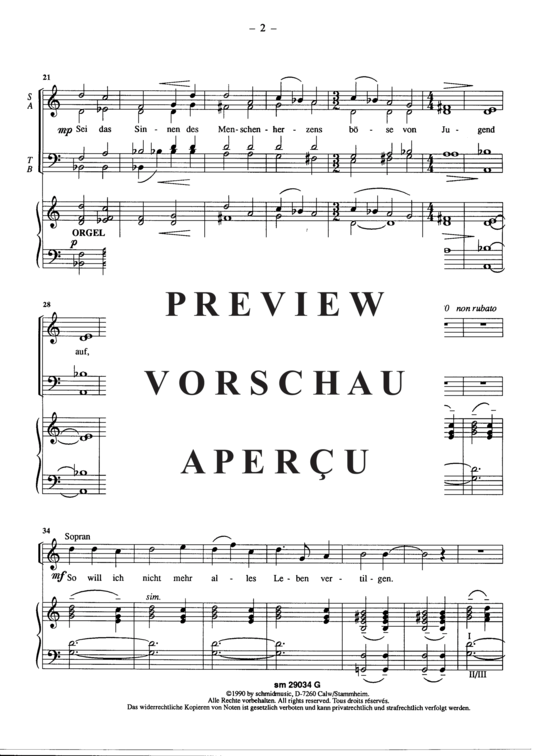 Product gallery: Page 5 of 13 Gottes Verheissung nach der Sindflut, Meditation für Chor (GCH/MCH) , ,  (Organ score edition)