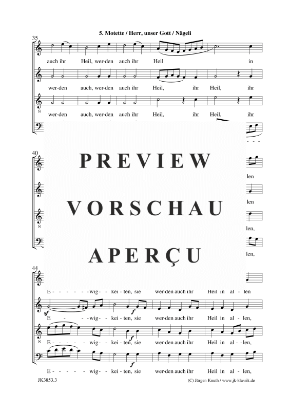gallery: Herr, unser Gott , , (Gemischter Chor)