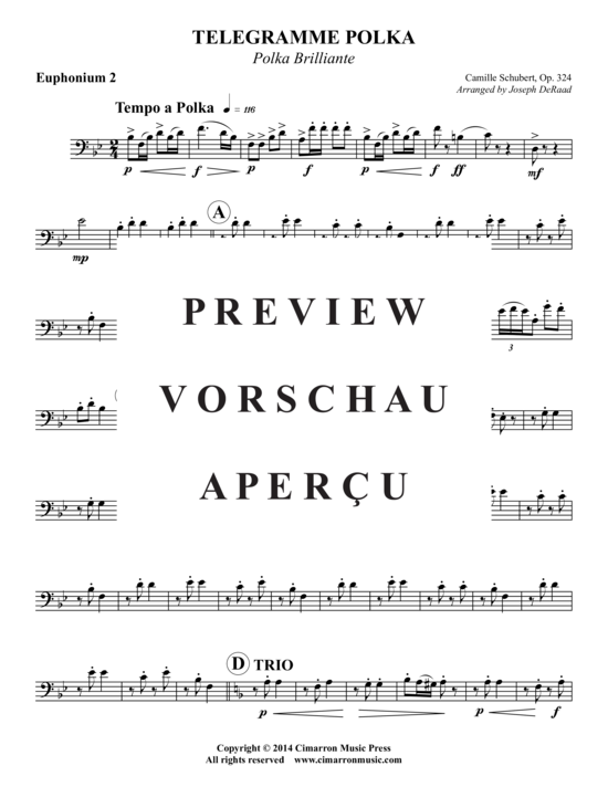 Product gallery: Page 10 of 17 Telegramme Polka , , (2x Baritone, 2x Tuba)