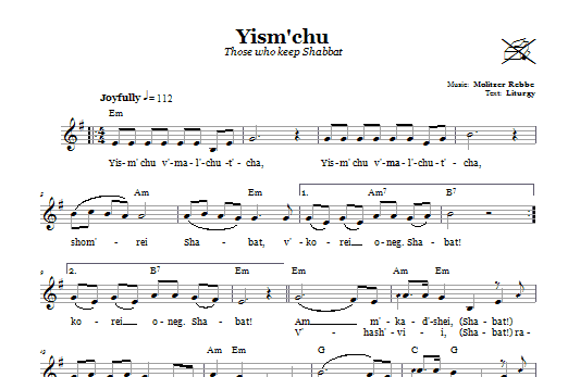 Product gallery: Page 1 of 1 Yism'chu (Those Who Keep The Sabbath), Molitzer Rebbe