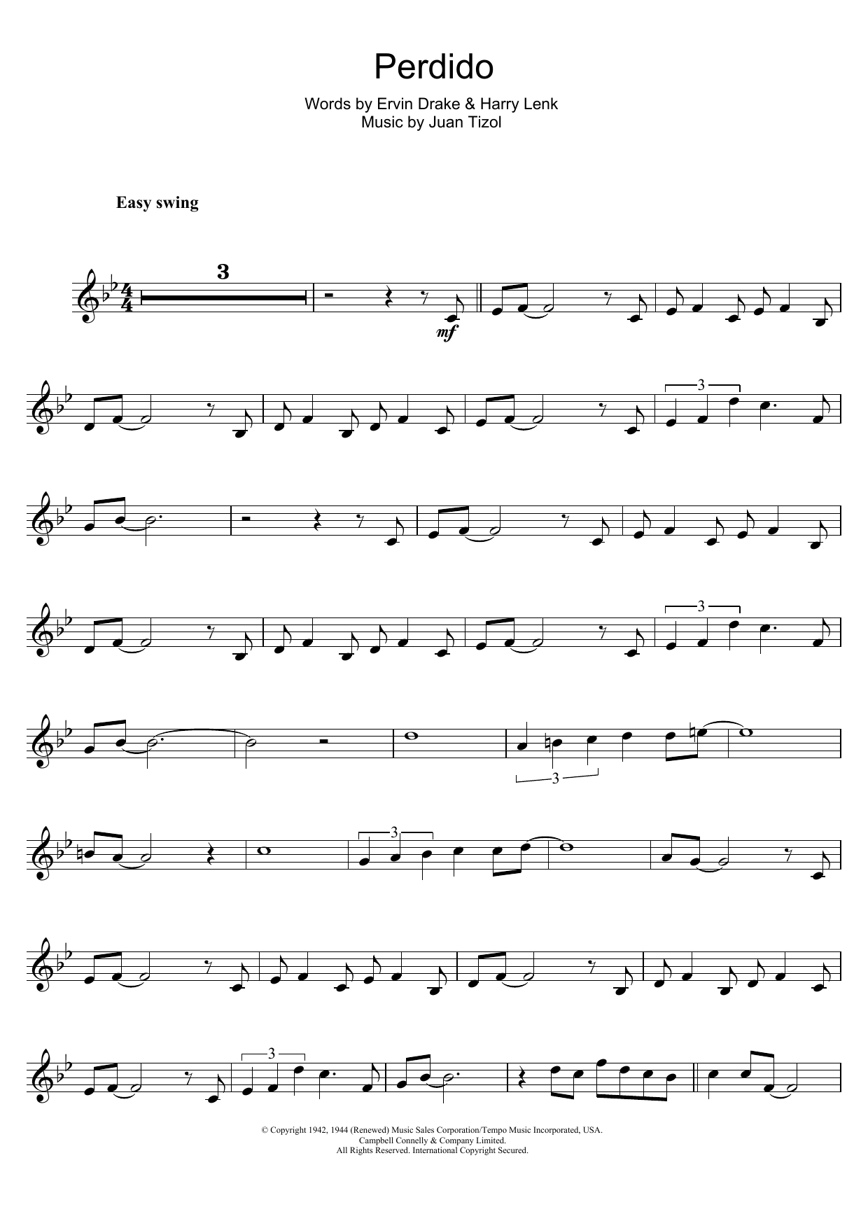 Produktgalerie: Seite 1 von 1 Perdido, Duke Ellington, Trompete