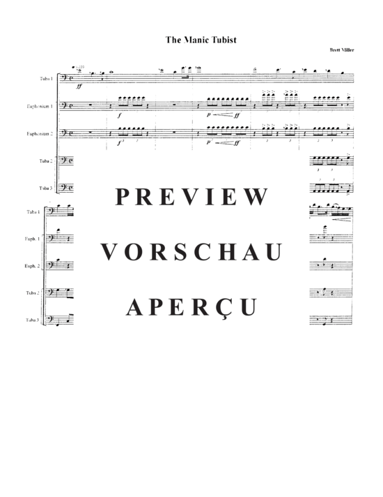 Product gallery: Page 5 of 21 The Manic Tubist , , (Tuba Quartett EETT + Tuba Solo)