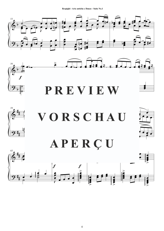 Produktgalerie: Seite 5 von 11 Suite No.1 - Antiche Arie e Danze, , Klavier Solo