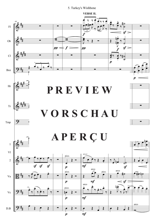 gallery: Turkey´s Wishbone (Kammer Orchester) , , (Bläser, Streicher + Pauken)