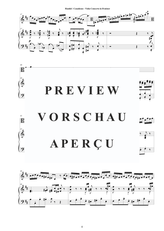 Produktgalerie: Seite 5 von 11 Viola Concerto in B minor, , Viola und Klavier