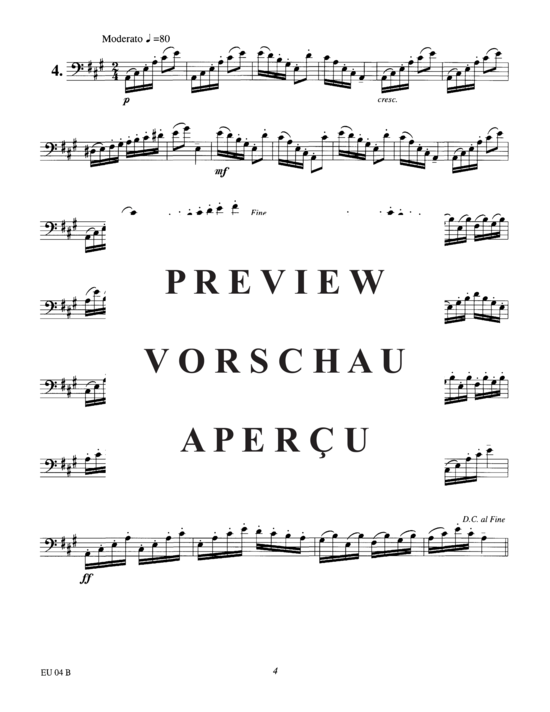Product gallery: Page 8 of 21 Etudes for Euphonium, Vol. 4 , , (Euphonium Solo)