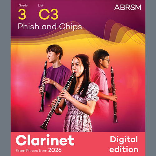 Product picture to: Phish and Chips (Grade 3, list C3, from the ABRSM Clarinet Syllabus from 2026)
