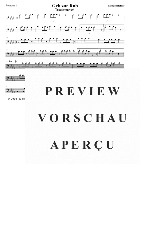 Product gallery: Page 11 of 11 Geh zur Ruh, , (large wind orchestra)
