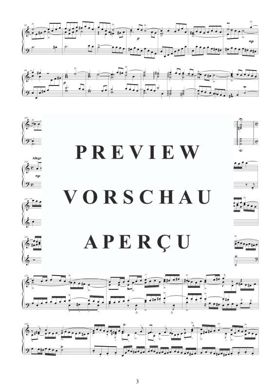 Produktgalerie: Seite 4 von 7 Fantasia und Fuge A-Moll BWV 904, , Klavier Solo