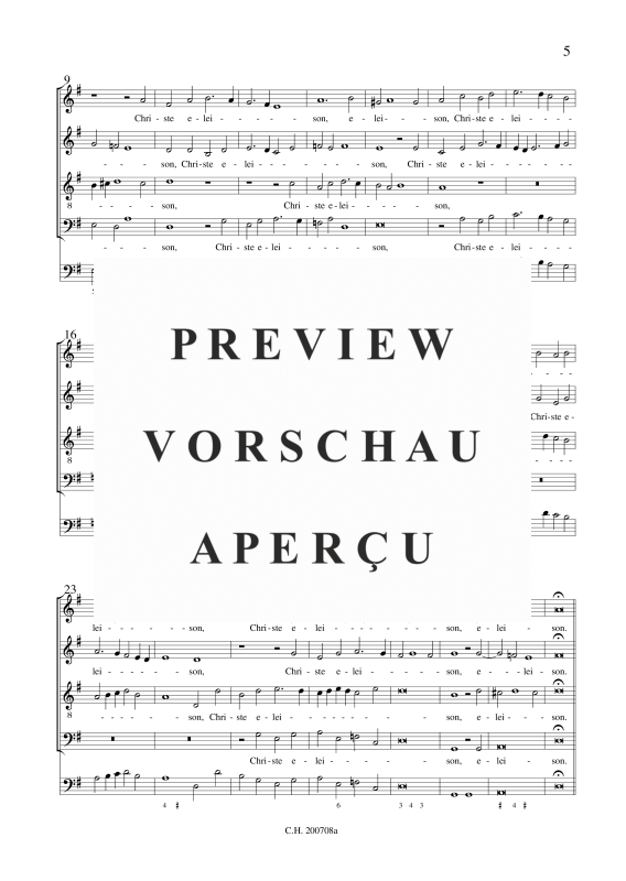 gallery: Missa á 4 alla brevis, , (Gemischter Chor + BC)