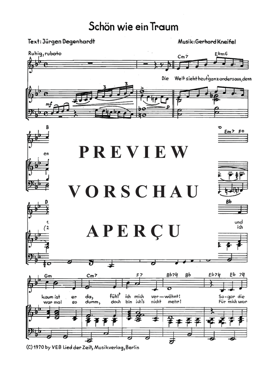 Product gallery: Page 4 of 4 Schön wie ein Traum , , Piano and Voice