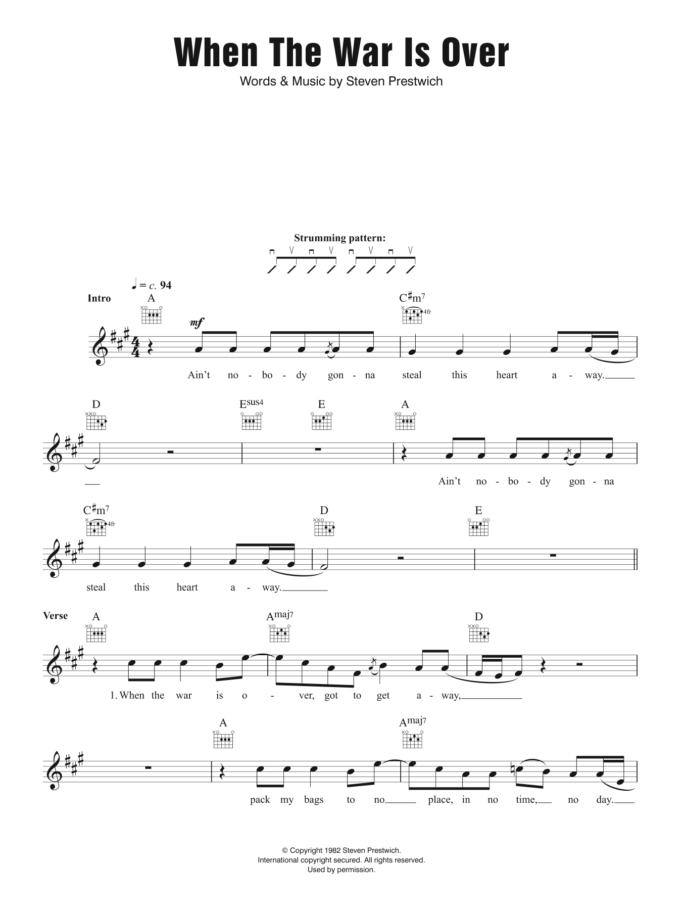 Produktbild zu: When The War Is Over