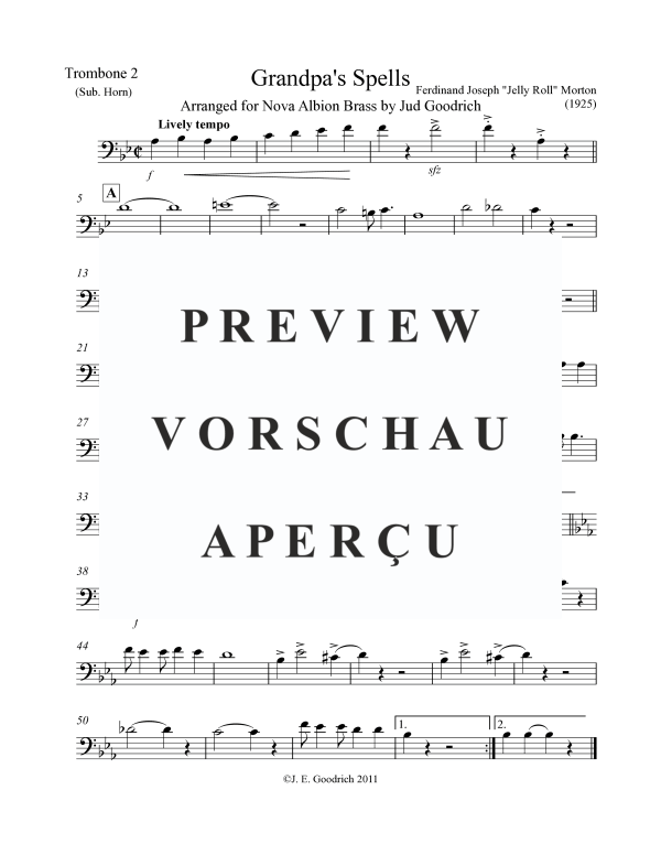 Product gallery: Page 9 of 11 Grandpa's Spells, , Brass Quintet