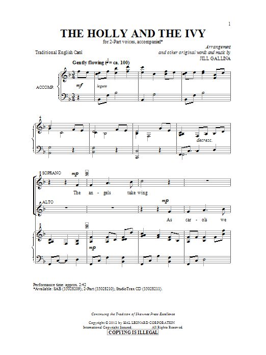 Produktbild zu: The Holly And The Ivy