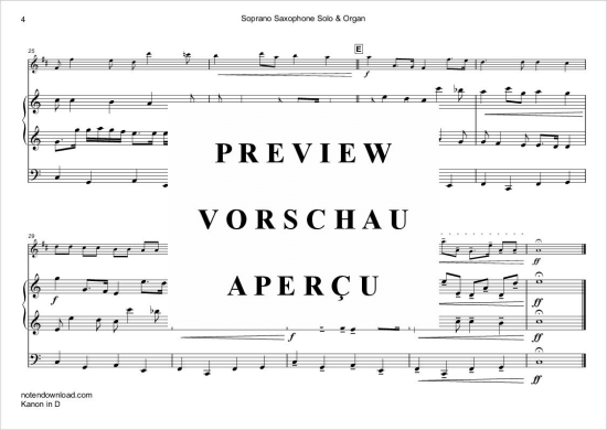 Product gallery: Page 5 of 7 Kanon in D , Leonard Cohen, (soprano saxophone + organ)