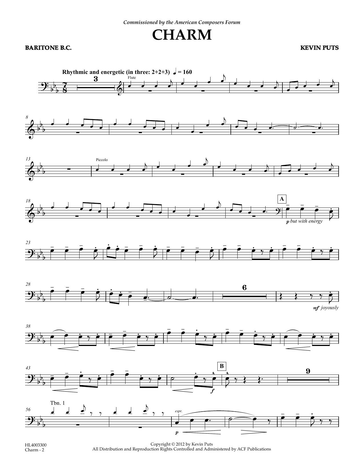 Product picture to: Charm - Baritone B.C.