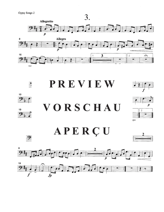 Product gallery: Page 19 of 20 Gypsy Songs , , (tuba + piano)