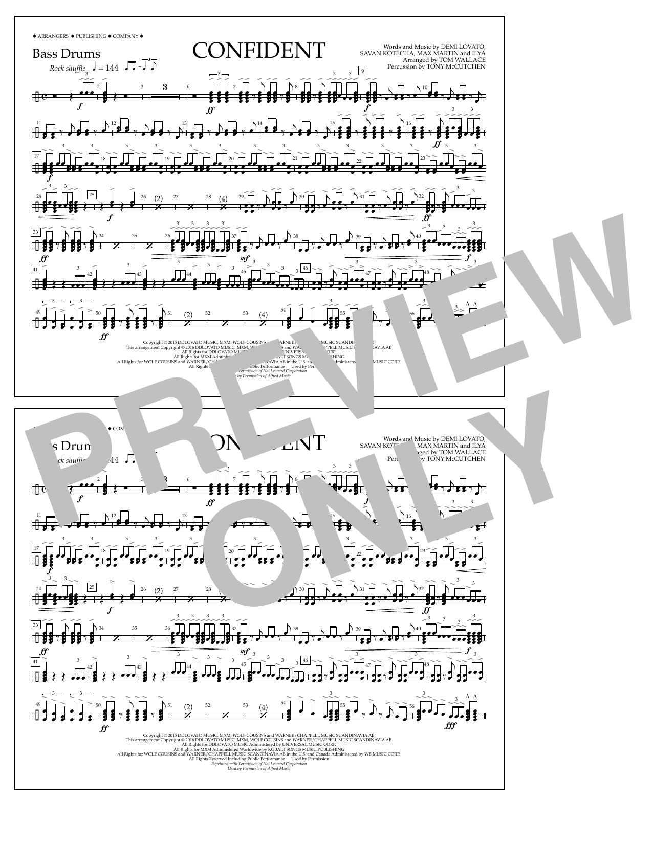Produktbild zu: Confident - Bass Drums