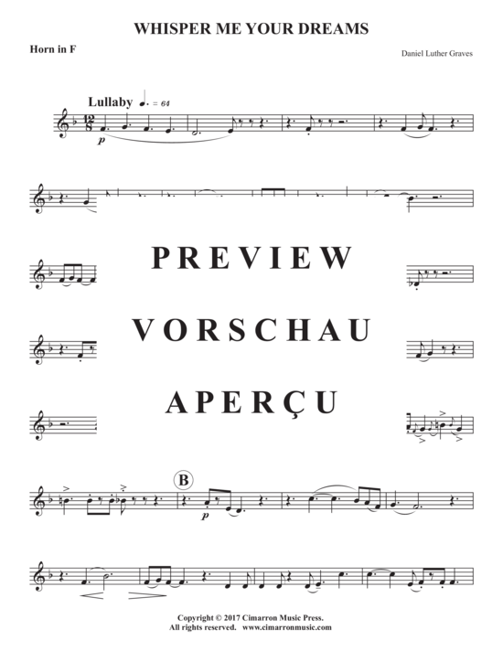 Produktgalerie: Seite 12 von 17 Whisper Me Your Dreams , , (Blechbläserquintett)