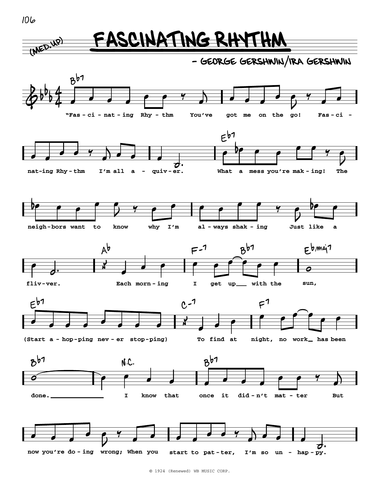 Product picture to: Fascinating Rhythm (High Voice)