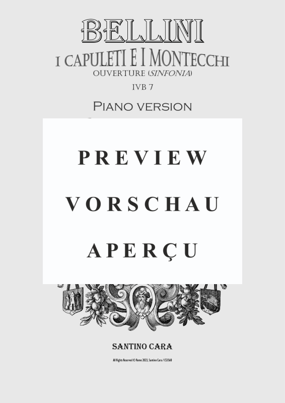 Produktgalerie: Seite 2 von 10 Ouverture (Sinfonia) (I Capuleti e i Montecchi), , Klavier Solo