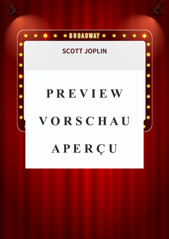 Produktbild zu: Der Entertainer - Vereinfachtes Ragtime Klaviersolo in C-Dur - Schwungvoll, frech und leicht zu spielenScott Joplin