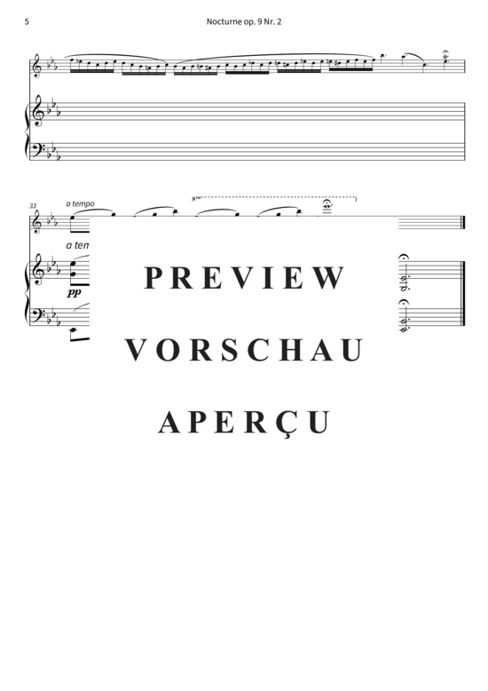 gallery: Nocturne op. 9 Nr. 2 , , (Violine + Klavier)