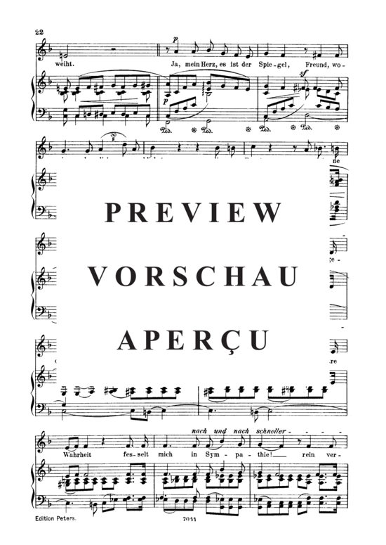 Product gallery: Page 3 of 4 Lied der Suleika Op.25 No.9, , Low Voice and Piano