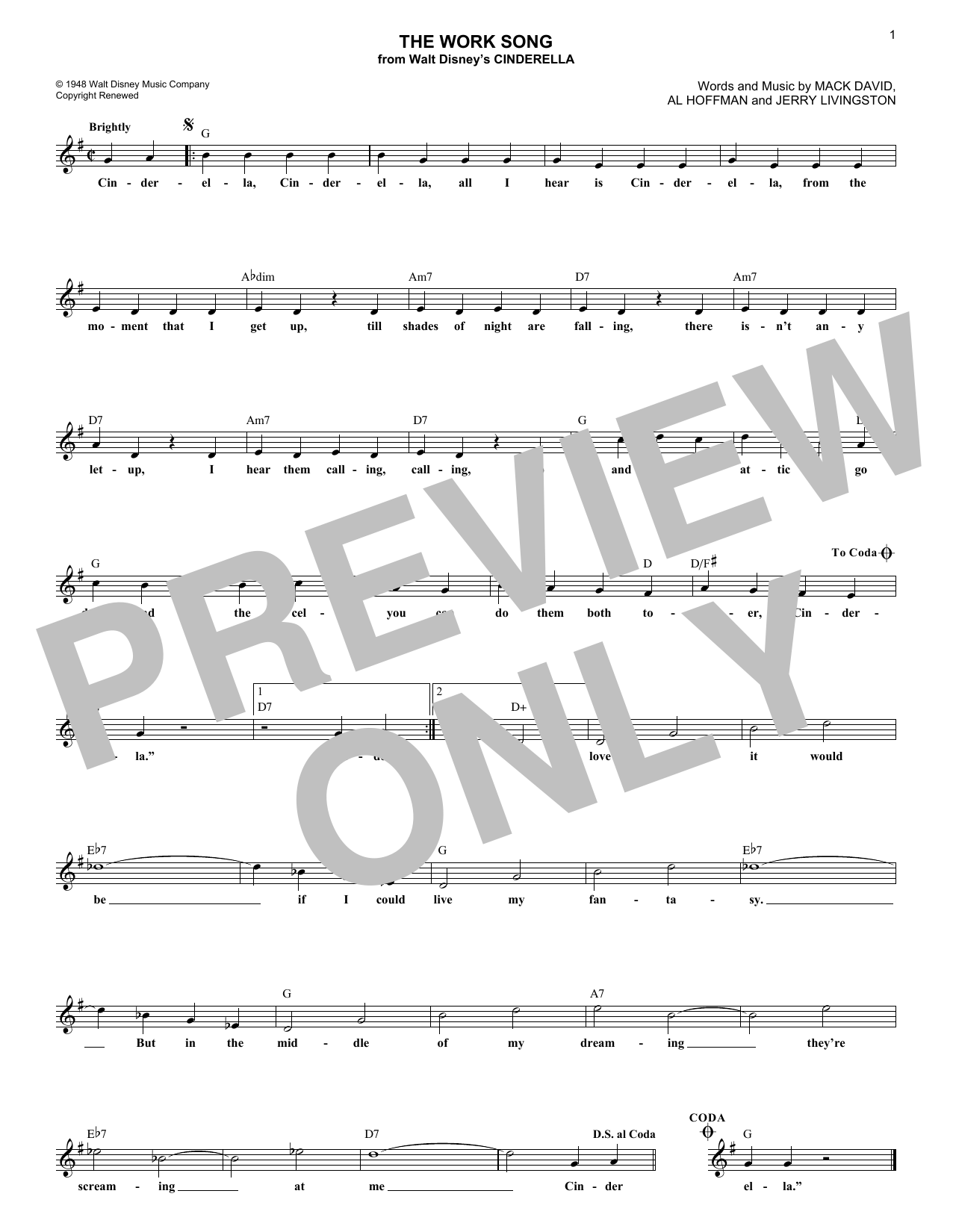 Product picture to: The Work Song