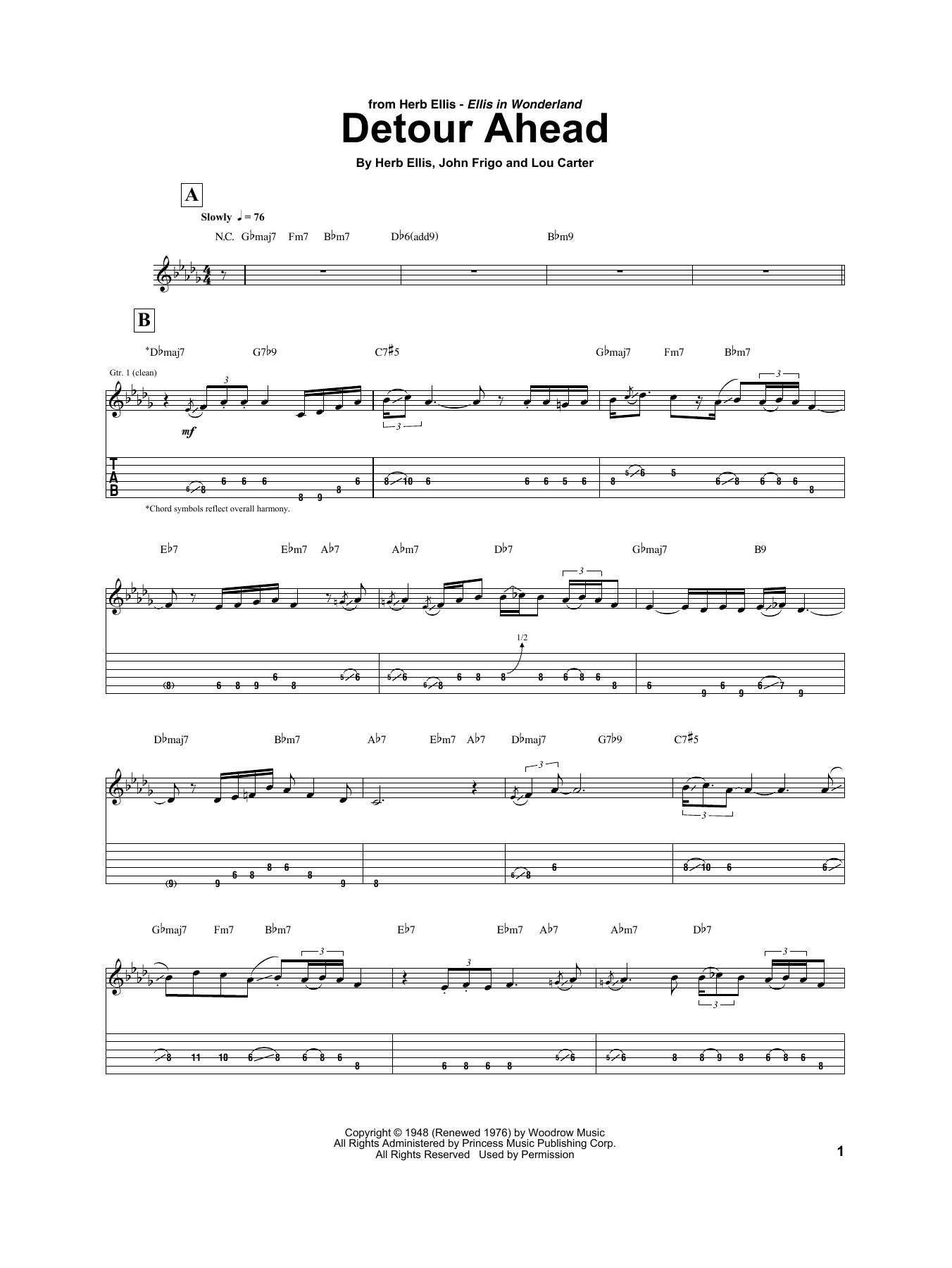 Product gallery: Page 1 of 1 Detour Ahead, Herb Ellis