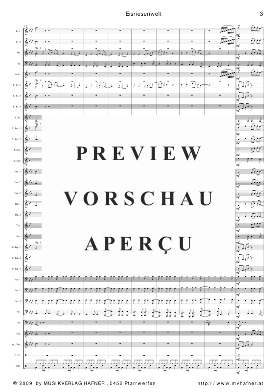 Product gallery: Page 8 of 11 Eisriesenwelt, , (large wind orchestra)