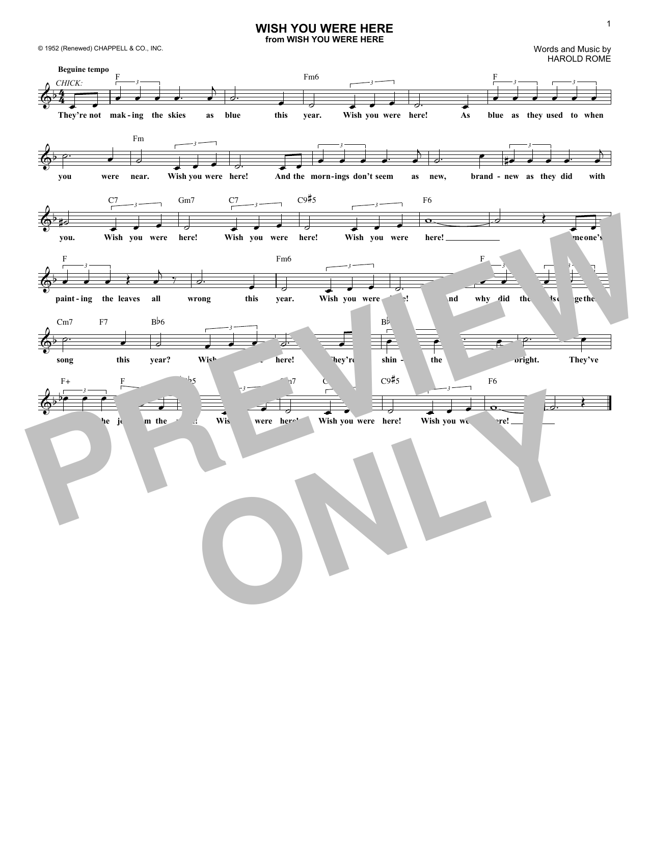 Produktbild zu: Wish You Were Here