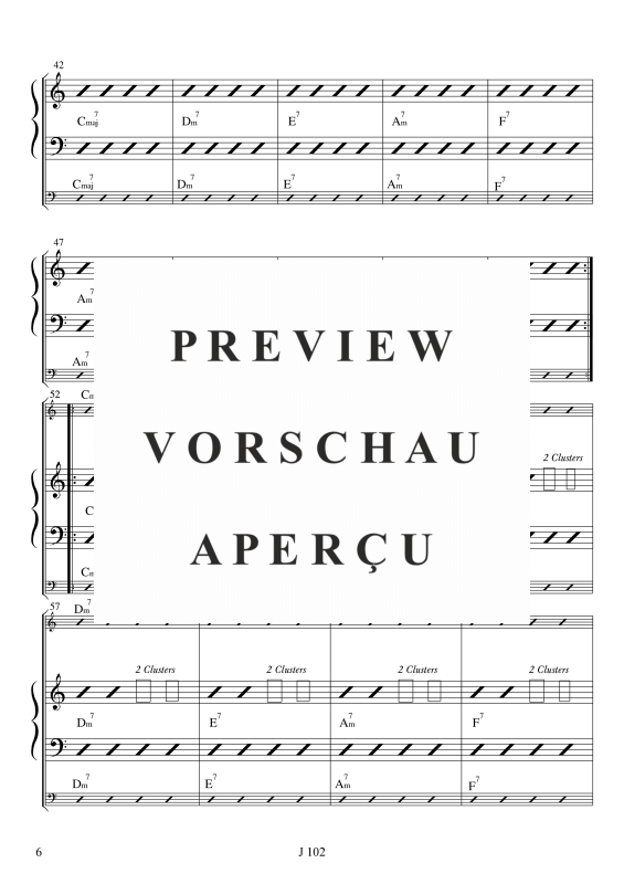 gallery: Man on the Street, , Melodiestimme in C/B/Es, Klavier und Kontrabass