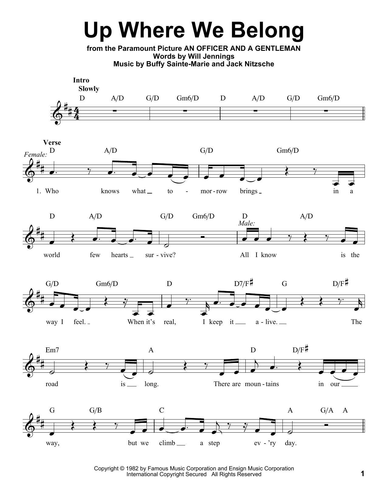Produktbild zu: Up Where We Belong