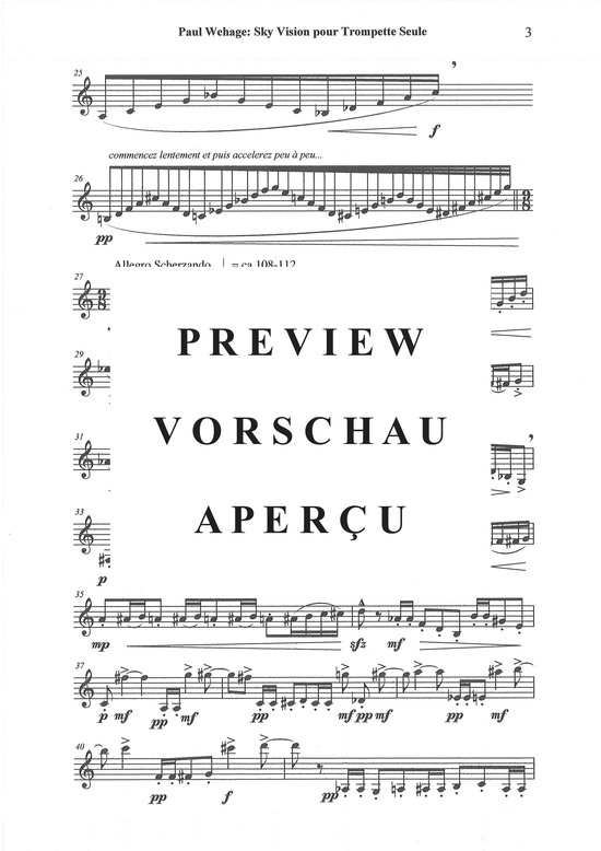 Produktgalerie: Seite 4 von 6 Sky Vision , , (Trompete Solo)